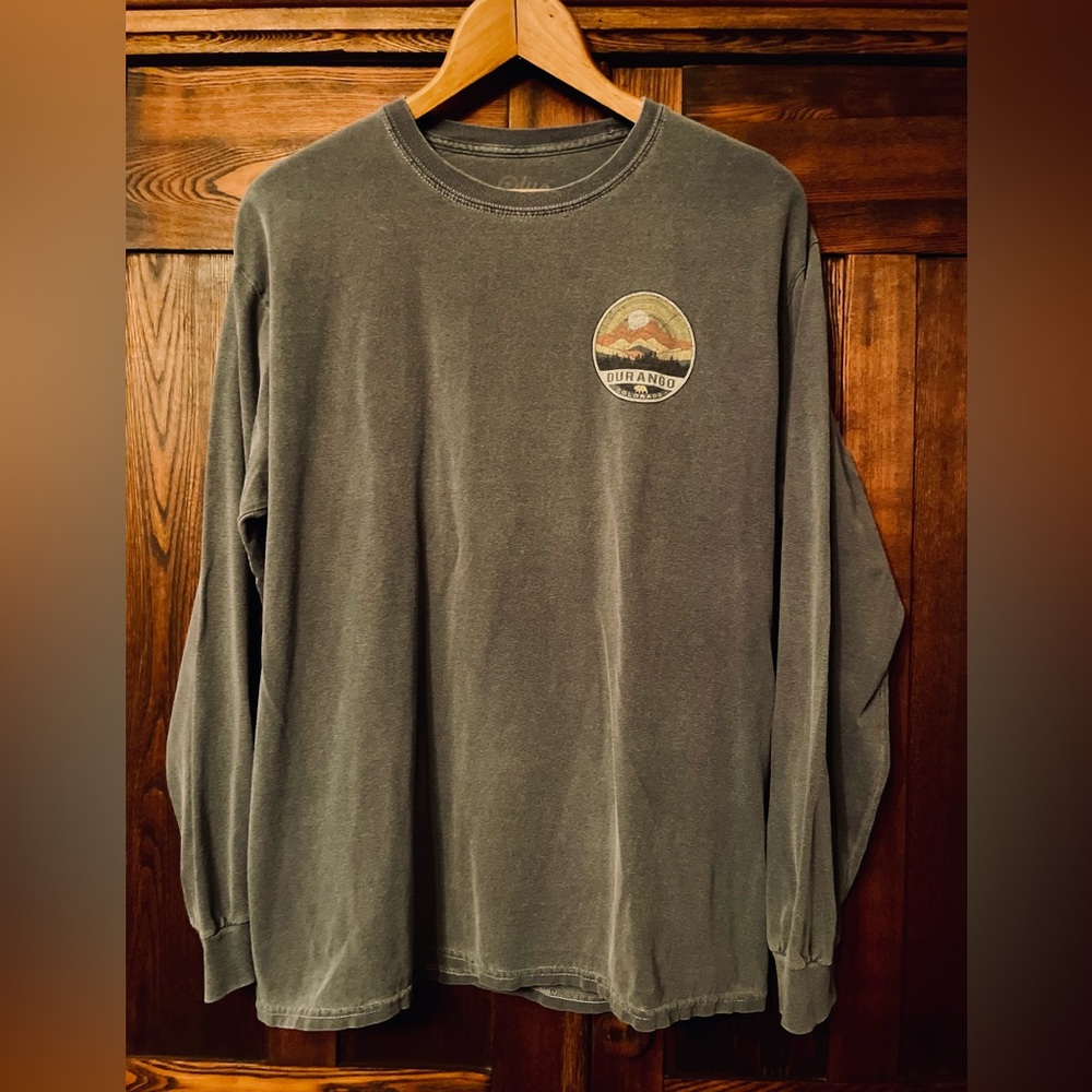 Women’s Size Large Long Sleeve Gray Colorado T-Shirt
